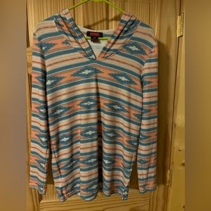 Rock n Roll size M light weight hooded sweater